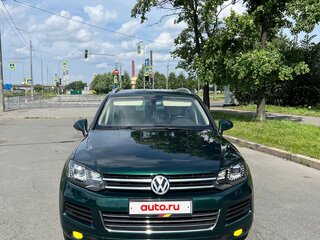 2012 Volkswagen Touareg II, зелёный, 2200000 рублей, вид 3
