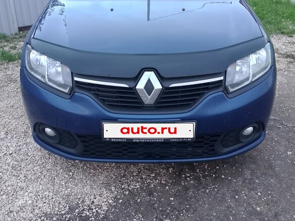 2014 Renault Sandero II, синий, 610000 рублей - вид 1