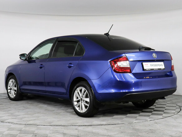 2019 Skoda Rapid I Рестайлинг, синий - вид 6