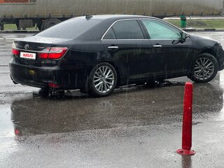 2016 Toyota Camry VII (XV50) Рестайлинг, чёрный, 1860000 рублей, вид 3