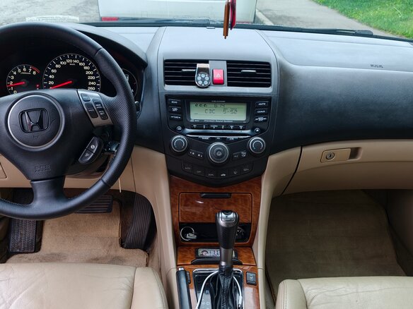 2007 Honda Accord VII Рестайлинг, чёрный - вид 12