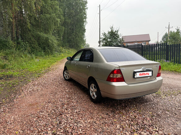 2002 Toyota Corolla IX (E120, E130), серый, 750000 рублей - вид 8