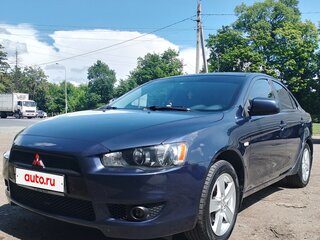 2008 Mitsubishi Lancer X, синий, 565000 рублей, вид 1