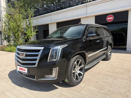 2015 Cadillac Escalade ESV IV, чёрный, 3850000 рублей, вид 1