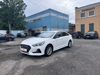 2018 Hyundai Sonata VII (LF) Рестайлинг, белый, 1100000 рублей, вид 1