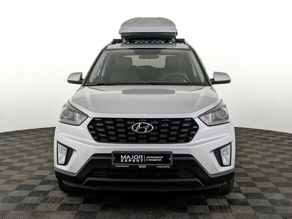 2021 Hyundai Creta I Рестайлинг, серебристый - вид 1