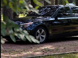 2003 BMW 5 серии 525i V (E60/E61), чёрный, 900000 рублей, вид 4