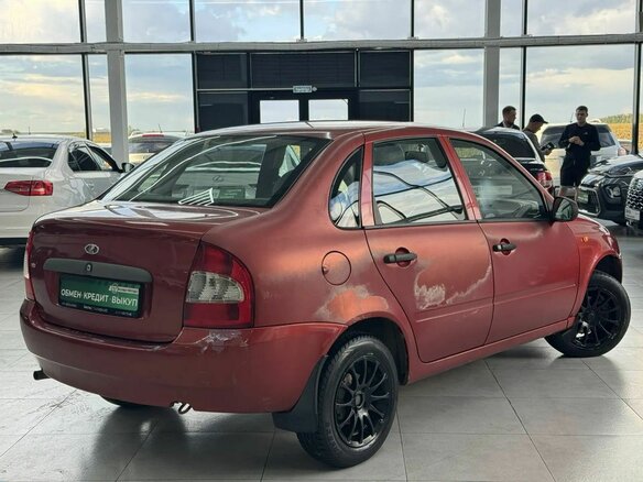 2006 Lada (ВАЗ) Kalina I, красный - вид 6