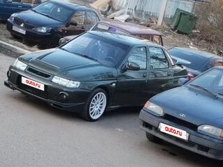 1998 Lada (ВАЗ) 2110, зелёный, 600000 рублей, вид 2