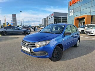 2018 Lada (ВАЗ) Granta I Рестайлинг, синий, 329000 рублей, вид 2