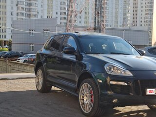 2008 Porsche Cayenne Turbo I Рестайлинг (957), чёрный, 1300000 рублей, вид 4