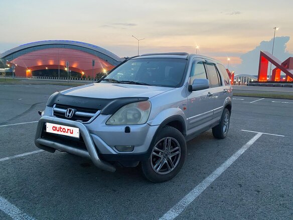 2002 Honda CR-V II, серебристый, 750000 рублей