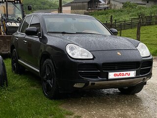 2006 Porsche Cayenne S I (955), чёрный, 1250000 рублей, вид 4