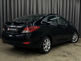 2011 Hyundai Solaris I, чёрный, 499777 рублей, вид 2