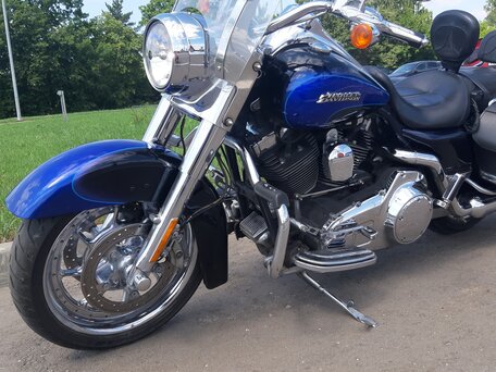 2008 Harley-Davidson Road King, синий, 809000 рублей, вид 1