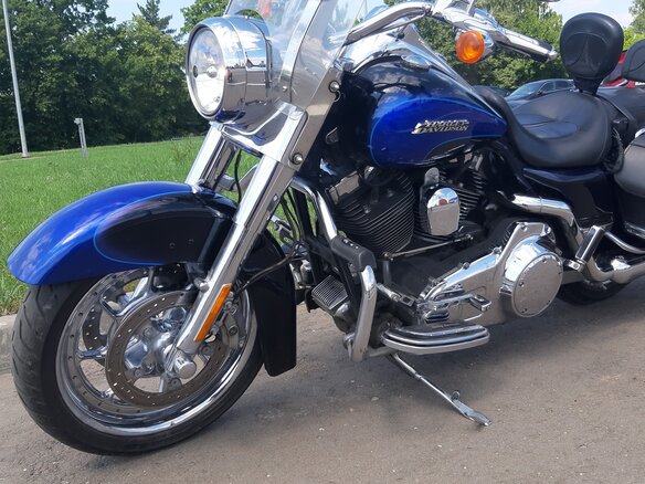 2008 Harley-Davidson Road King, синий, 809000 рублей