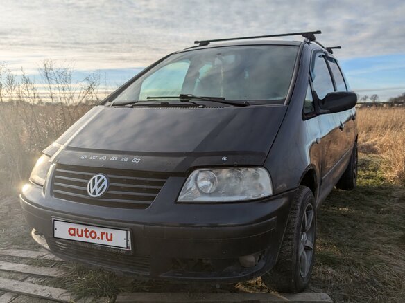2001 Volkswagen Sharan I Рестайлинг, синий, 450000 рублей - вид 2