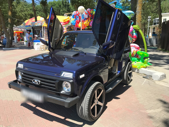 2008 Lada (ВАЗ) 2121 (4x4) I Рестайлинг, синий - вид 2