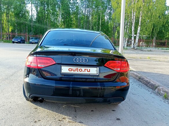 2008 Audi A4 IV (B8), чёрный, 1250000 рублей - вид 5