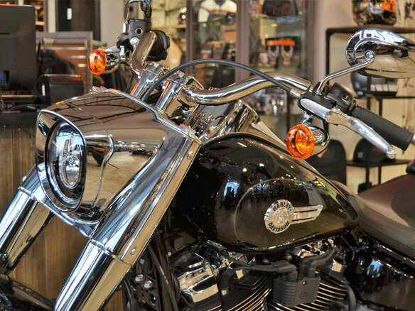 2024 Harley-Davidson Fat Boy, чёрный, 3500000 рублей - вид 9