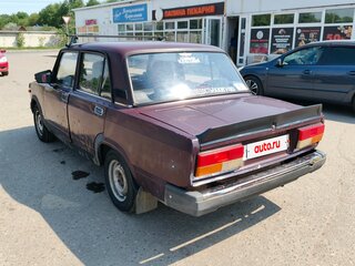 2008 Lada (ВАЗ) 2107, пурпурный, 110000 рублей, вид 4