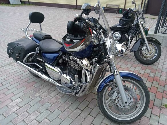 2012 Triumph Thunderbird 1600, синий, 710000 рублей - вид 2