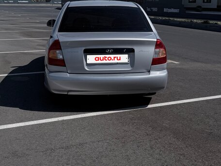 2005 Hyundai Accent ТагАЗ II, серебристый, 270000 рублей, вид 4