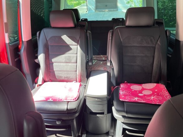 2018 Volkswagen Multivan T6, красный, 7000000 рублей - вид 12