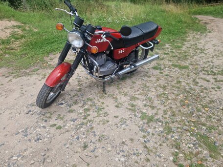 1989 Jawa 350/638, красный, 130000 рублей, вид 4