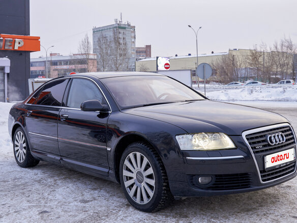 2004 Audi A8 Long II (D3), чёрный, 1400000 рублей - вид 3