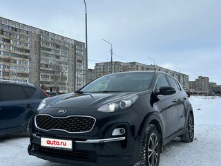 2021 Kia Sportage IV Рестайлинг, чёрный, 2700000 рублей, вид 1