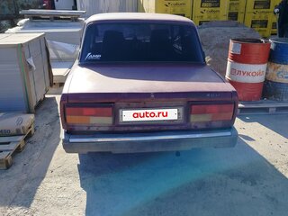 2005 Lada (ВАЗ) 2107, пурпурный, 100000 рублей, вид 2