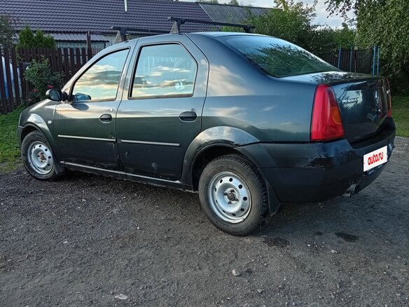 2007 Renault Logan I, серый, 250000 рублей - вид 2