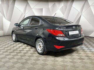2015 Hyundai Solaris I Рестайлинг, чёрный, 679000 рублей, вид 4