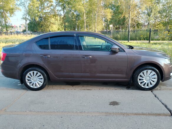 2016 Skoda Octavia III (A7), коричневый, 1500000 рублей - вид 6