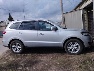 2011 Hyundai Santa Fe II Рестайлинг, серебристый, 1650000 рублей, вид 3