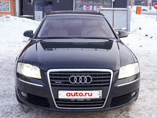 2004 Audi A8 Long II (D3), чёрный, 1400000 рублей, вид 2