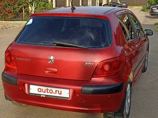 2007 Peugeot 307 I Рестайлинг, красный, 380000 рублей, вид 3