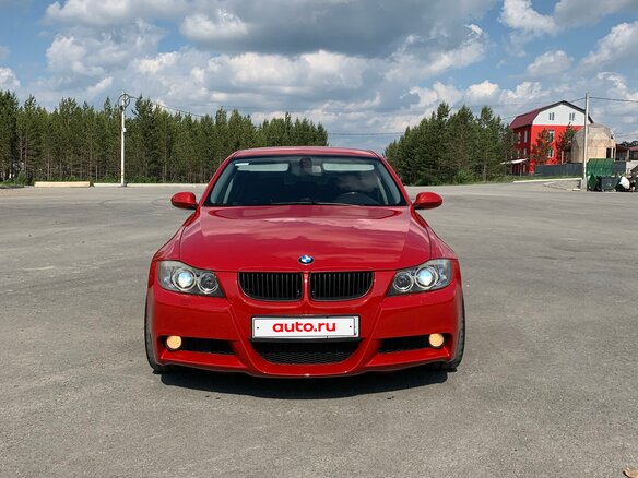 2007 BMW 3 серии 325i V (E90/E91/E92/E93), красный, 950000 рублей - вид 7