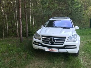 2012 Mercedes-Benz GL-Класс 500 I (X164) Рестайлинг, белый, 2090000 рублей, вид 3