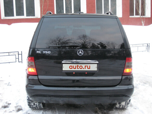 2004 Mercedes-Benz M-Класс 350 I (W163) Рестайлинг, чёрный - вид 6