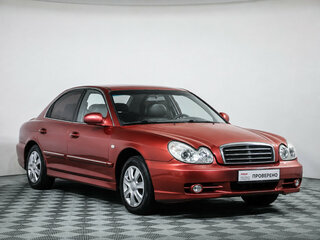 2006 Hyundai Sonata ТагАЗ IV (EF) Рестайлинг, красный, 267000 рублей, вид 3