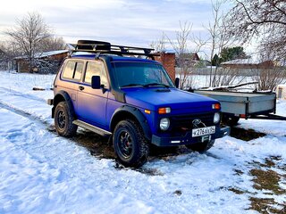 1997 Lada (ВАЗ) 2121 (4x4) I Рестайлинг, синий, 400000 рублей, вид 3