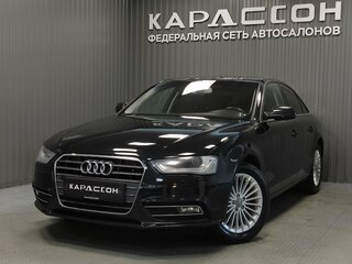 2013 Audi A4 IV (B8) Рестайлинг, чёрный, 1045000 рублей, вид 1