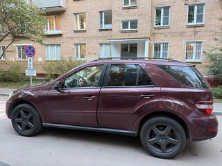 2008 Mercedes-Benz M-Класс 350 II (W164) Рестайлинг, пурпурный, 1150000 рублей, вид 4
