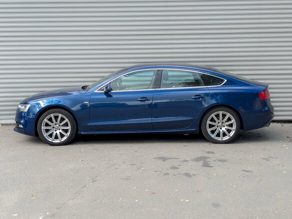 2016 Audi A5 I (8T) Рестайлинг, синий - вид 7