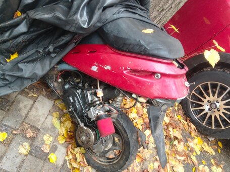 1997 Honda Dio, красный, 15000 рублей, вид 2