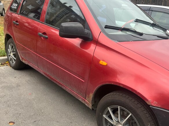 2010 Lada (ВАЗ) Kalina I, красный, 150000 рублей - вид 5