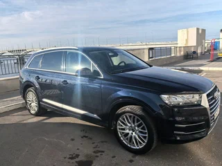 2016 Audi Q7 II (4M), синий, 3400000 рублей, вид 2