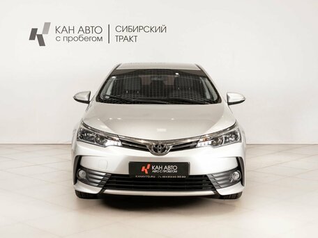 2018 Toyota Corolla XI (E160, E170, E180) Рестайлинг 1, серебристый, 1643200 рублей, вид 2